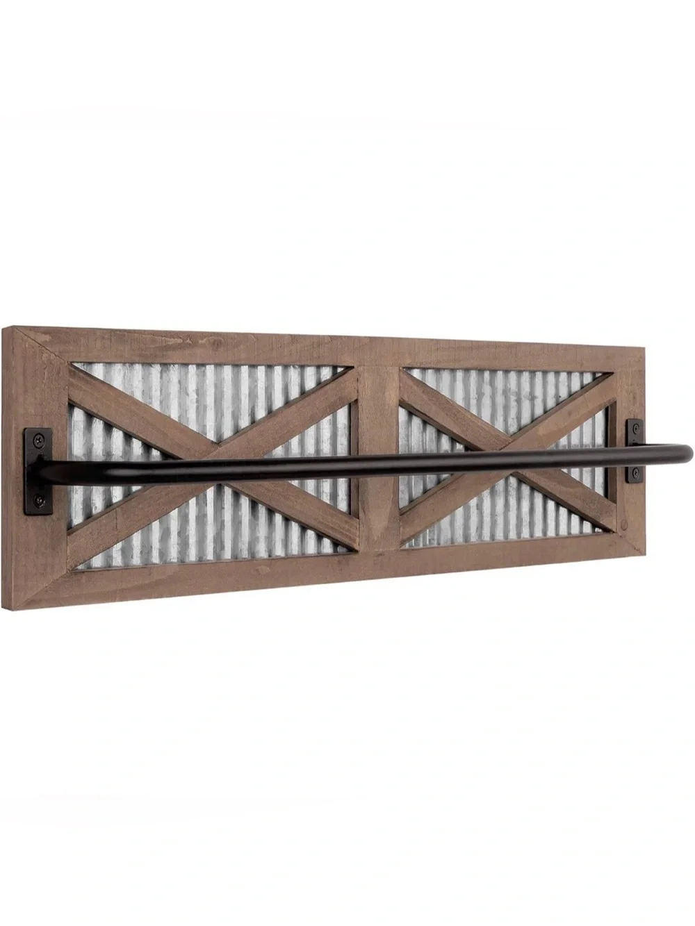 Autumn Alley Farmhouse Rustic Towel Rack Holder - Wood Towel Rack - 24